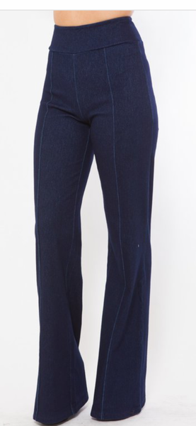Denim Stretch Pants – 1029 Kouture Boutique