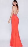 Beaded Halter Neckline Dress - 1029 Kouture Boutique