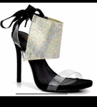 Black & Clear Heel - 1029 Kouture Boutique