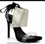 Black & Clear Heel - 1029 Kouture Boutique