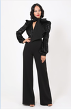 Gorgeous Shinny Lining Pattern Jumpsuit - 1029 Kouture Boutique